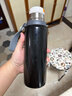哈爾斯保溫杯316L不銹鋼大容量外出便攜式男女士茶水分離泡茶杯黑660ml 曬單實(shí)拍圖