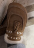 百麗（Belle）民族風(fēng)流蘇毛毛鞋女冬季新款厚底增高加毛休閑鞋B2827DM5 棕色 39 曬單實(shí)拍圖