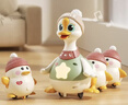匯樂(lè )玩具（HUILE TOYS）搖擺鵝嬰幼兒玩具男女孩0-1歲早教寶寶訓練抬頭學(xué)爬周歲生日禮物3 搖擺鵝二代【1大鵝+3小鵝】贈禮袋 百天新生兒見(jiàn)面禮盒高檔6-12個(gè)月一歲新年禮兒童男女孩 曬單實(shí)拍圖