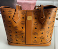 MCM【春夏新品】 全新Visetos LIZ小號購物袋托特包 干邑色 小號 曬單實(shí)拍圖