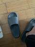 樸西香蕉船情侶涼拖鞋女浴室不易滑室內居家四季拖鞋男 深灰 42-43 曬單實(shí)拍圖
