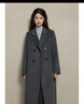 自巧（ZIQIAO）小個(gè)子正肩100%全羊毛雙面呢大衣女2023冬季新款毛呢西裝外套 淺棕灰 （100%綿羊毛） S (3碼) 拍前請聯(lián)系客服確認尺碼 曬單實(shí)拍圖
