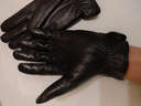 七匹狼男士真皮手套冬天加絨騎行騎車(chē)羊皮手套送男友老公父親生日禮物 曬單實(shí)拍圖