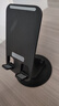 碳鋼金屬底座手機支架IPAD平板支架懶人桌面直播拍視頻旋轉高度可調節升降小巧便攜支撐架可折疊 金屬底座旋轉折疊手機支架-黑色 曬單實(shí)拍圖