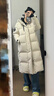 鴨鴨（YAYA）【珠峰系列】極寒羽絨服男女同款冬季過(guò)膝長(cháng)款保暖外套女新年戰袍 曬單實(shí)拍圖
