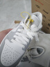 Jordan男女休閑鞋 新年禮物AJ1小迪奧 輕奢感運動(dòng)鞋DC0774-105白灰39 曬單實(shí)拍圖