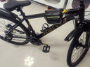 永久山地車(chē)自行車(chē)男越野單車(chē)禧瑪諾變速賽車(chē)26英寸黑金鋁架27速油碟 曬單實(shí)拍圖