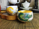 Bylure品牌茶杯周鴻杰青龍?chǎng)探鸾ūK主人杯24k品茗杯個(gè)人專(zhuān)用羊脂玉金杯 周鴻杰 青龍?chǎng)探鸨?曬單實(shí)拍圖