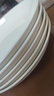 友來(lái)福陶瓷盤(pán)家用白瓷盤(pán)子8英寸中式餐盤(pán)菜盤(pán)酒店商用微波爐可用5只裝 曬單實(shí)拍圖