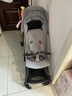 好孩子（gb）輕便嬰兒車(chē)碳纖維寶寶手推車(chē)可坐可半躺易折疊D5000飛羽 淺灰 曬單實(shí)拍圖