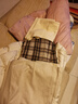 織造司[松果撻]新中式學(xué)院風(fēng)圓領(lǐng)對襟大衣外套女格子紋毛呢馬面裙 三件套(贈腰帶） L 曬單實(shí)拍圖