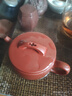 百年利永宜興紫砂壺名家純手工原礦大紅袍漢瓦家用功夫泡茶具送長(cháng)輩禮物 大紅袍漢瓦 140ml 曬單實(shí)拍圖