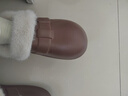 樸西2025時(shí)尚新款博肯棉拖鞋女厚底軟彈保暖加絨防滑防水棉拖鞋情侶款 博肯棕 【防污耐臟】 38-39 【適合37-38】 曬單實(shí)拍圖