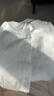 初語(yǔ)萊賽爾醋酸長(cháng)袖襯衫女夏季新款后開(kāi)叉設計感襯衣寬松上衣 白色 XL 曬單實(shí)拍圖