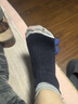 男士中筒純色字母運動(dòng)長(cháng)襪潮流百搭防臭吸汗四季休閑襪子 隨機顏色 2雙 均碼 曬單實(shí)拍圖
