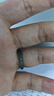 中國黃金（CHINA GOLD）玉翡翠戒指女冰種藍水指環(huán)玉石素圈情情情人節生日禮物送女朋友 藍水翡翠戒指【20碼-情人節禮盒】 曬單實(shí)拍圖
