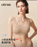 ubras無(wú)尺碼小奶皮免拆胸墊升級版背心文胸罩隱形無(wú)痕內衣女隱形膚色 曬單實(shí)拍圖