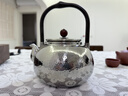 TILIVING 鈦立維純鈦茶壺錘紋燒水壺功夫茶具煮茶器大容量提梁壺1.2L 曬單實(shí)拍圖