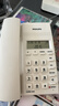 飛利浦(PHILIPS）電話(huà)機座機 固定電話(huà) 辦公家用 免提通話(huà) 免電池 來(lái)電顯示 CORD040白色  曬單實(shí)拍圖