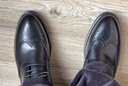 百麗（Belle）通勤商務(wù)鞋男商場(chǎng)同款真皮正裝鞋純色系帶7TN01AM3預售 黑色-內增高7TN11 42 (260mm) 曬單實(shí)拍圖