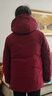 雪中飛中老年媽媽裝羽絨服女中長(cháng)冬裝中式騏驥紅色奶奶加厚防寒保暖外套 曬單實(shí)拍圖
