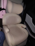 怡戈（Ekobebe）城堡椅兒童安全座椅增高墊3-12歲大童車(chē)載汽車(chē)便攜式簡(jiǎn)易 奶油米 曬單實(shí)拍圖