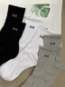 貓人男士襪子男秋冬100%純棉中筒襪10A抗菌防臭吸汗運動(dòng)休閑長(cháng)襪男6雙 曬單實(shí)拍圖