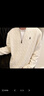 Polo Ralph Lauren 拉夫勞倫男裝 經(jīng)典絞花編結棉四分之一拉鏈針織衫 101-奶油色 M 曬單實(shí)拍圖