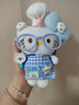 玩家小將hello kitty毛絨掛件格子裙挎包kitty掛件哈嘍kitty包包掛飾kt貓 藍色廚師kitty 曬單實(shí)拍圖
