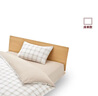 MUJI 柔軟洗棉被套套裝 枕套套裝 床上用品三/四件套純棉學(xué)生宿舍床單 米色小格紋 雙人用適用1.5米床 床笠款 被套200*230cm 曬單實(shí)拍圖