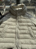 太平鳥(niǎo)女裝羽絨服【15D排骨羽絨】寬松龜背連帽泡芙冬季 白色 M 曬單實(shí)拍圖
