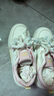回力藍色小白鞋女學(xué)生新款厚底百搭板鞋女韓版甜妹休閑鞋 米粉 38 曬單實(shí)拍圖