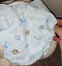 Babyprints尿布兜嬰兒隔尿褲透氣防水防側漏可洗按扣款藍色3條裝小碼 曬單實(shí)拍圖
