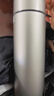 京東京造 純鈦保溫杯 茶水分離【內外純鈦】咖啡男女士水杯子 灰色 470ml 曬單實(shí)拍圖