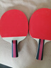 紅雙喜（DHS） SH橫直對拍初學(xué)者訓練比賽乒乓球拍橫直套裝01 曬單實(shí)拍圖