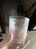 青蘋(píng)果無(wú)鉛玻璃水杯265ml6只裝 豎紋漱口杯茶杯牛奶杯啤酒杯飲料杯 曬單實(shí)拍圖