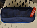 得力(deli)迷彩筆袋小學(xué)生 兒童大容量雙層袋鼠包文具盒 學(xué)生文具收納袋 深藍色開(kāi)學(xué)必備 曬單實(shí)拍圖