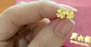 周六福幸運四葉草999黃金耳釘女新年生日禮物計價(jià)A0912975 一對 約0.88g 曬單實(shí)拍圖