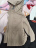 暇步士（Hush Puppies）童裝男童外套春裝新款兒童外套柔軟舒適三防面料質(zhì)感小牛津時(shí)尚 燕麥卡其 140 cm 曬單實(shí)拍圖