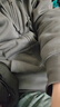 MUJI男式 毛圈棉拉鏈連帽衫 男士衛衣男生25年冬季男裝外套AB1NQA5A 炭灰色 XL (180/104A) 曬單實(shí)拍圖