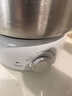 利仁（Liven）小鋼人不銹鋼0涂層電煮鍋分體式小電鍋電蒸鍋小型1-2人電火鍋蒸煮一體多功能鍋2L配蒸籠DHG-J1851 曬單實(shí)拍圖