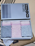 蕉內銀皮301S女士精梳棉內褲中腰10A抗菌撞色腰帶運動(dòng)透氣三角禮盒3件 曬單實(shí)拍圖