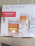 金灶（KAMJOVE）茶杯玻璃茶杯品茗杯耐熱玻璃杯 家用辦公室喝茶杯泡茶杯小茶杯 K-106/4個(gè)裝120毫升 曬單實(shí)拍圖