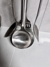 康巴赫304不銹鋼長(cháng)柄無(wú)涂層炒菜鏟子煎鏟湯勺漏勺支架五件套 曬單實(shí)拍圖