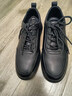 紅蜻蜓休閑皮鞋男新款男士運動(dòng)板鞋男款軟底牛皮休閑鞋WTA35005黑色43 曬單實(shí)拍圖