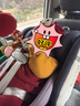 Prigel舒安pro新生嬰幼兒寶寶兒童安全座椅可坐可躺車(chē)載汽車(chē)用0-6-12歲 舒安pro 烏梅紫醬(不窩脖設計+單手旋轉+175°大躺角) 曬單實(shí)拍圖