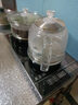 益茶福全自動(dòng)上水電熱水壺底部上水嵌入式茶臺功夫茶燒水壺飲水燒水一體機抽水玻璃煮茶壺保溫泡茶壺 SQ-008玻璃套裝 1L 曬單實(shí)拍圖