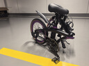 Jeep吉普折疊自行車(chē)鋁合金時(shí)尚酷炫男女城市通勤輕量騎行折疊車(chē)-LR380 BlackPurple【黑紫改裝】 20寸 8速-油碟版 曬單實(shí)拍圖