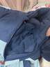 戴維貝拉女童外套棉服冬裝男童寶寶加絨防水透濕連帽棉衣 曬單實(shí)拍圖
