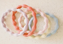 M2KA豆豆高彈力發(fā)圈女童高馬尾頭繩時(shí)尚扎頭發(fā)皮筋超火發(fā)飾 彩色*5條 曬單實(shí)拍圖